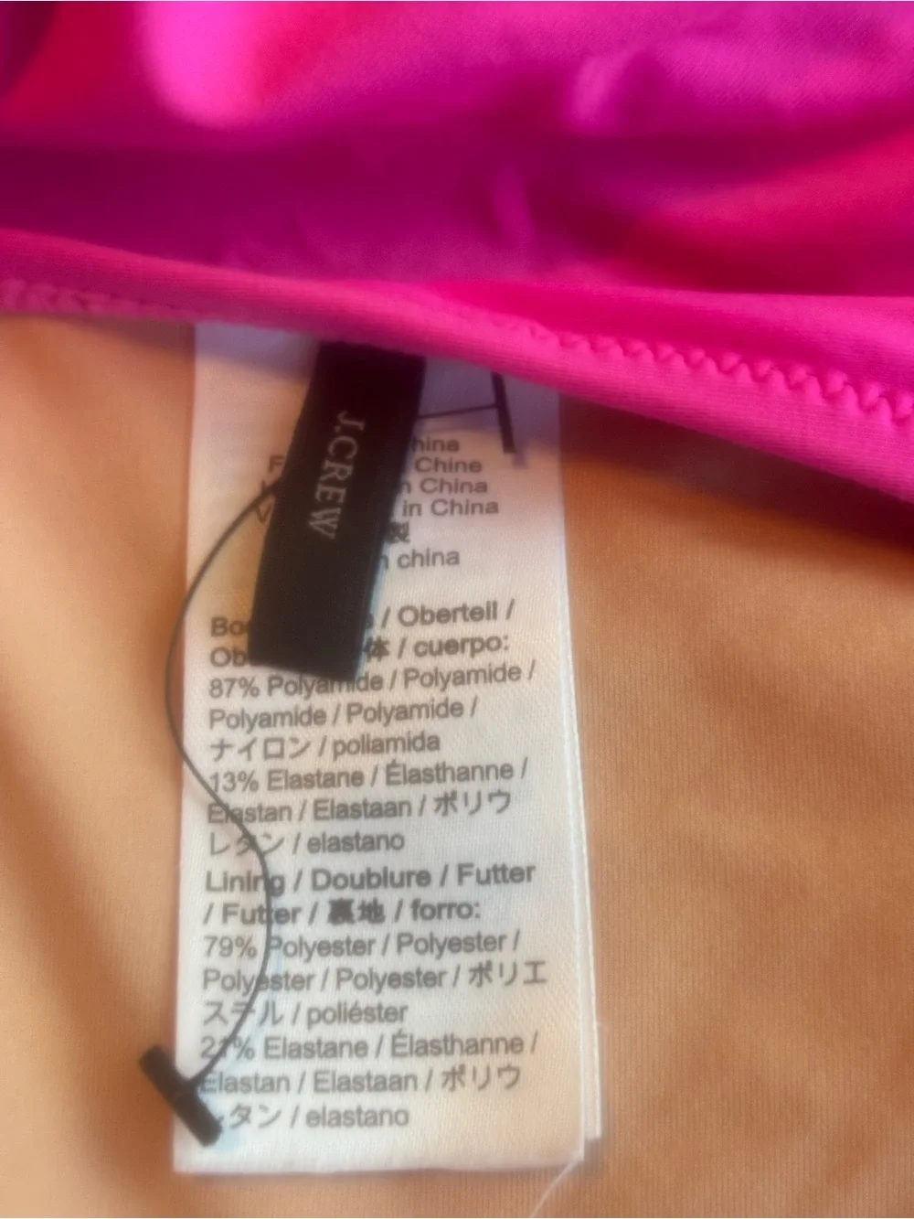 J.Crew $110 1 Piece Neon Pink Cut Out Swimsuit Women Size 18 High Waist